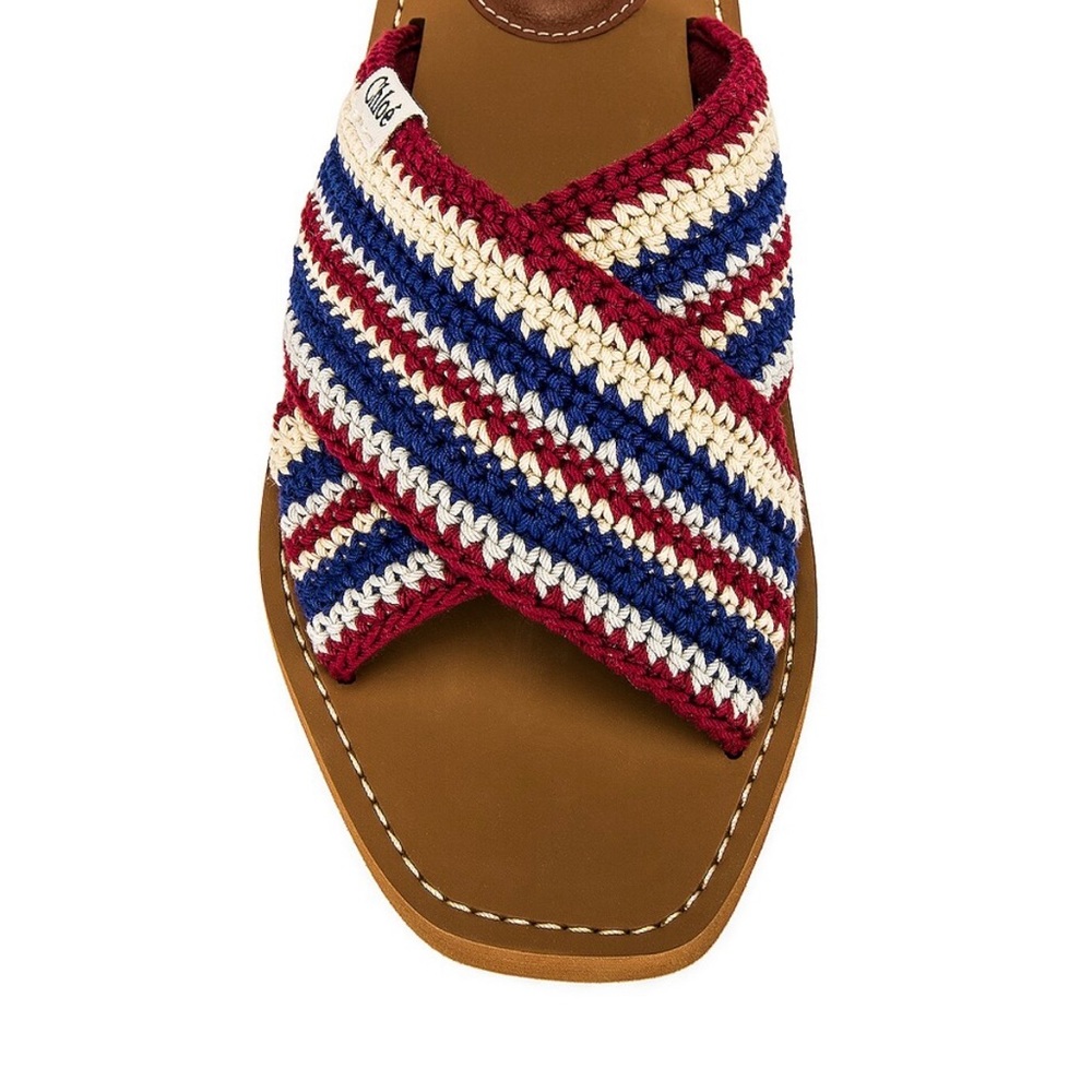 SOLD Chloe Woody Slides